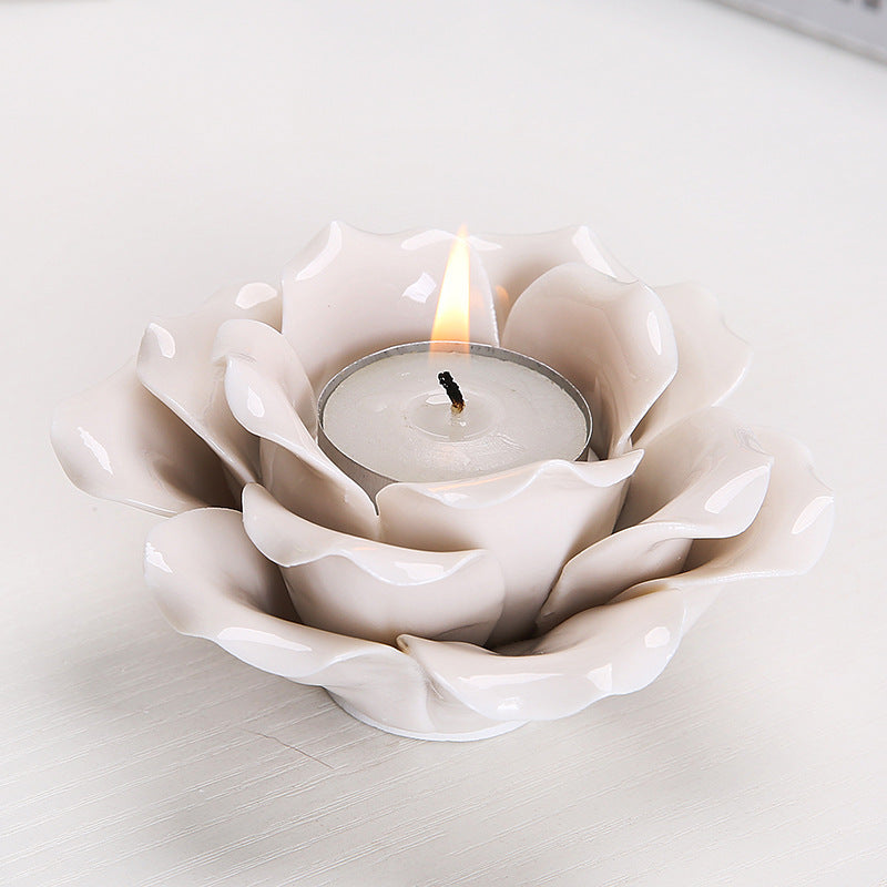 ๐ Exquisite Pure Handmade White Porcelain Candle Holders: Timeless Elegance for Your Home