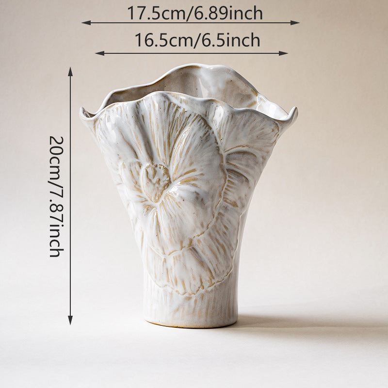 🌸 Ceramic Vase - Vintage French Artistic INS Style Creative Decor