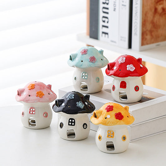 Adorable Mushroom - Shaped Ceramic Ornaments: Light Up Life with Cuteness 🍄